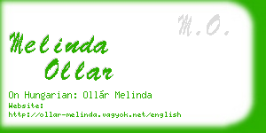 melinda ollar business card