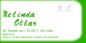 melinda ollar business card